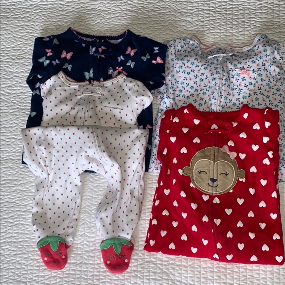 9M Carters Pajamas Lot
